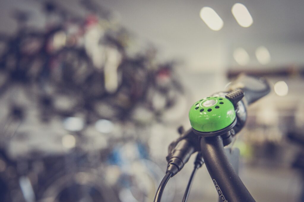 Fahrrad vor der Reinigung